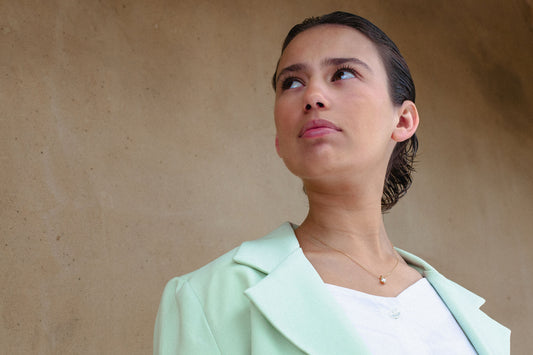 Single Minimalistic Diamond Pendant