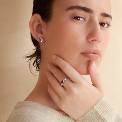 Tourmaline Silver Ring