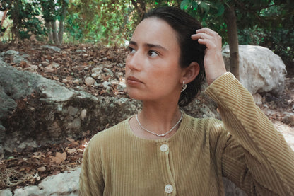 Dissolved Pearl Earring