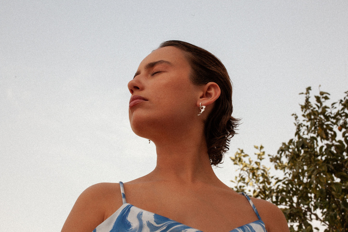 Dissolved Pearl Earring