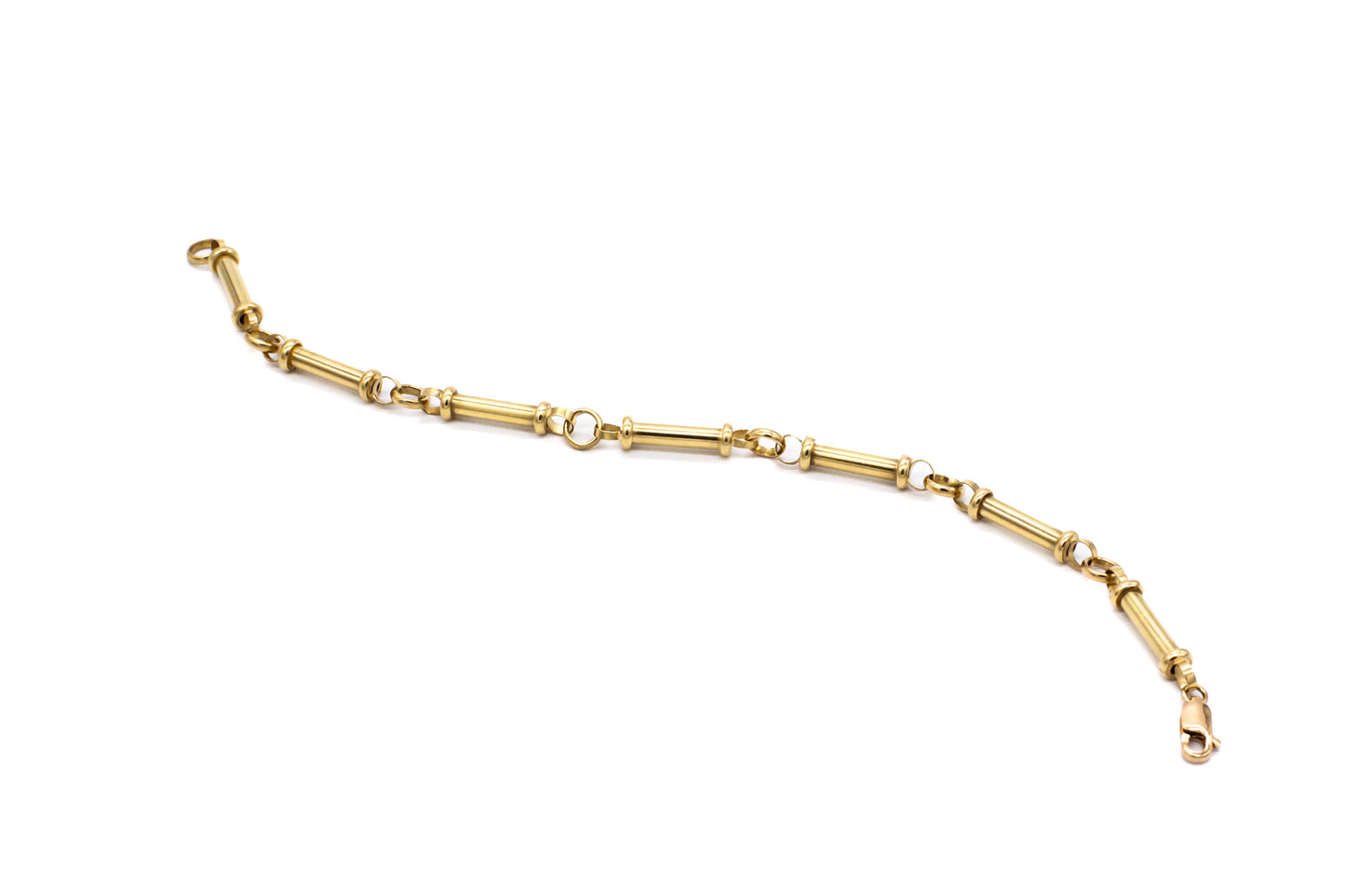 Gold Tubes Bracelet