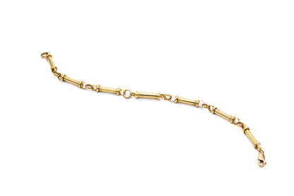 Gold Tubes Bracelet