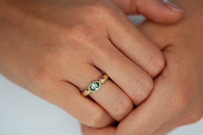 Tourmaline Gold Ring