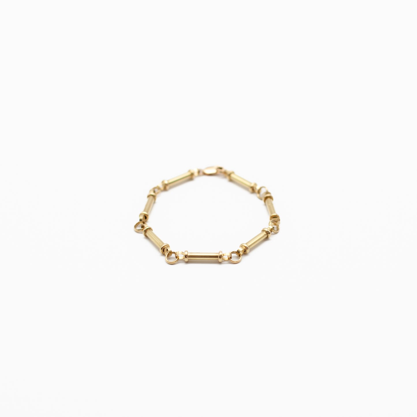 Gold Tubes Bracelet