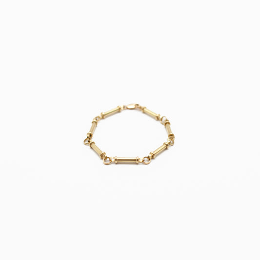 Gold Tubes Bracelet