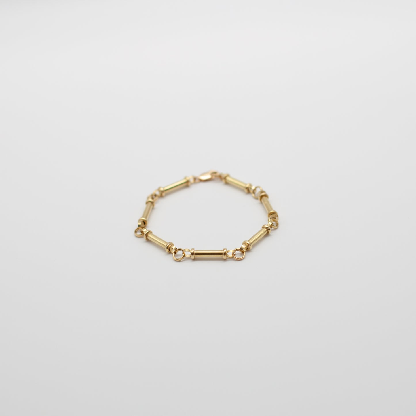Gold Tubes Bracelet
