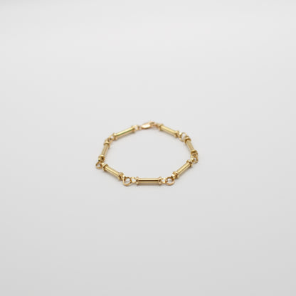 Gold Tubes Bracelet