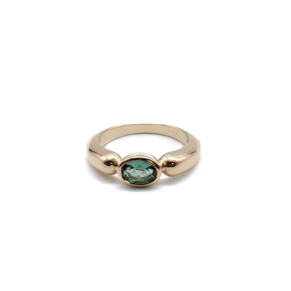 Tourmaline Gold Ring