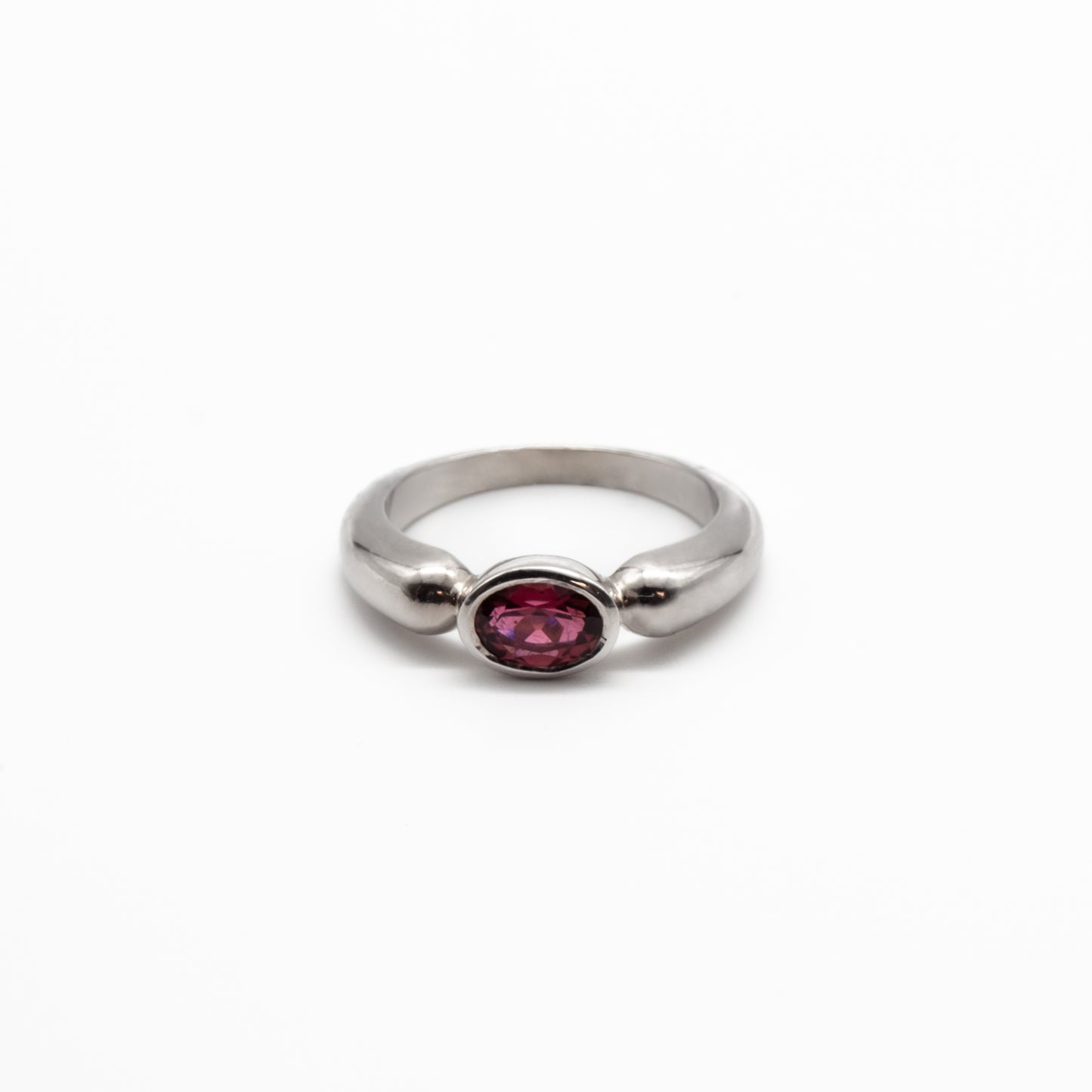 Tourmaline Silver Ring