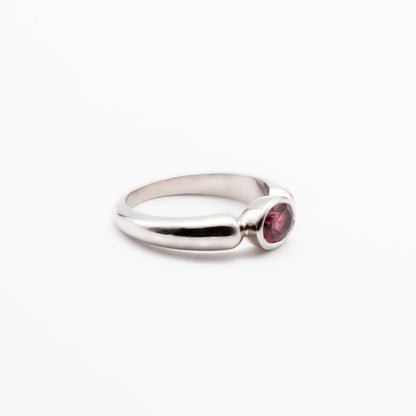Tourmaline Silver Ring